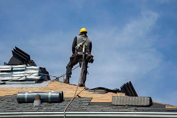 Professional Gutter Installation technician working in Cape Neddick, ME